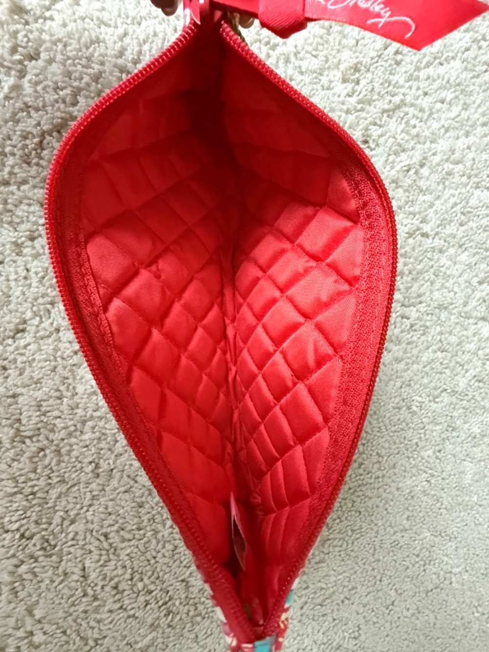 Vera Bradley Paisley in Paradise Brush & Pencil Makeup Bag NWT - Picture 5 of 8